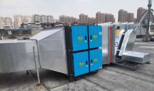 某牛蛙连锁餐饮订购油烟净化器